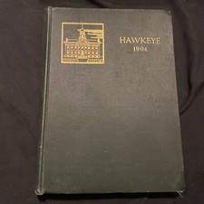 VTG Antique HAWKEYE 1904 Vol. 13 - University of Iowa Yearbook (Hardcover)  picture