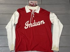 RARE Vintage 1950-60s Empire Tag Indian Motorcycle Club Racing Jersey LARGE picture
