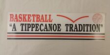 Basketball A Tippecanoe Tradition Tipp City OH Ohio Bumper Sticker Decal picture