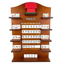 2018 Bradford Exchange Snoopy Through The Year Perpetual Calendar Rack & Numbers picture
