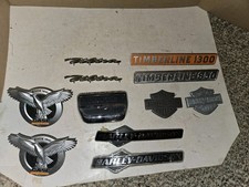 11 Vintage Truck,Harley-Davidson Motorcycle,Construction,Case,Timberline Badges picture