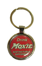 Moxie Soda Key Chain, Drink Moxie Soda Logo Keychain, moxie Logo keychain picture