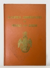 Claussen’s Commentaries On Morals and Dogma Free Masonic Freemasonry Vintage HC picture