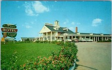 NEWBURG,  MD Maryland   WHITE HOUSE MOTEL Restaurant  c50s Cars RoadsidePostcard picture