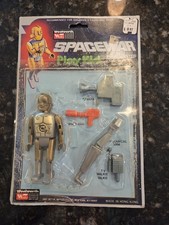 VINTAGE 1978 ARCO PLAY KID SPACEWAR ROBOT FIGURE - LOOSE BUBBLE picture