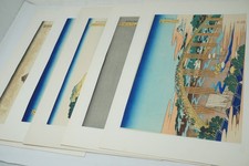 Katsushika Hokusai-6 Bridges of Various Provinces-Woodblock Reprints 0708G3 picture
