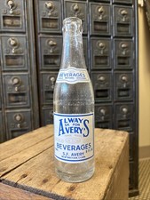 Vintage Avery’s Beverages 8oz Soda Bottle New Britain, Connecticut picture