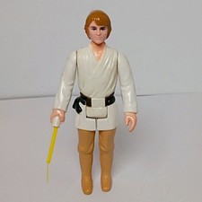 Vintage 1977 Kenner Star Wars Luke Skywalker Brown Hair Variant Hong Kong picture