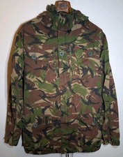 Vintage British Army DPM Camo Smock Combat Jacket Hooded Size 190/104 Woodland picture