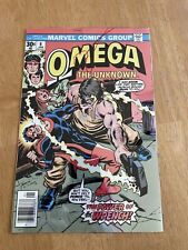 OMEGA THE UNKNOWN #6 COVER ART 4 color acetate 1977 ROMITA COCKRUM WRENCH picture