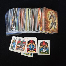 EXM-Mint Set 1986 GI JOE Hasbro Action Card Milton Bradley 192 sticker complete picture