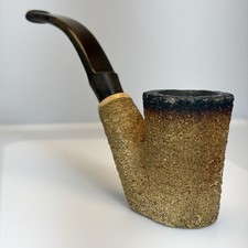 Vintage Barling London Made African Black Meerschaum Estate, Tobacco Pipe. picture