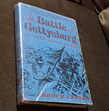 The Battle of Gettysburg Frank A. Haskell Bruce Catton Hardcover DJ Civil War picture