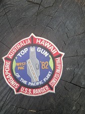 Vintage 1982 WestPac (Western Pacific) USS Ranger Cruise Patch picture