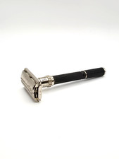 Vintage 1972 Gillette Black Beauty Super Adjustable 109 Long Handle Razor S1 USA picture