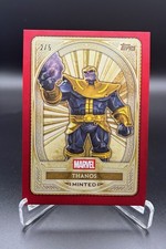 2025 Topps Marvel Mint - Gold Tier - #77 Thanos Red Foil /5 picture