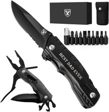 Gifts for Dad Men, Birthday Gifts Ideas, Pocket Knife Multitool, BEST DAD EVER picture