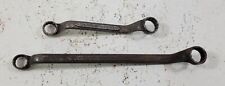 *PV11) Mixed Lot of 2 Vintage Duro Chrome Vanadium Steel Closed Box Wrenches picture