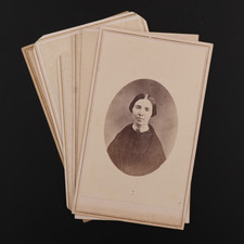 CDV Victorian Carte de Visite Lot of 6 Women Greater Massachusetts #699 picture
