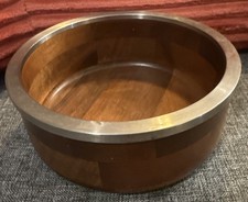 Brazilian Mid-Century Rose Wood Bowl by Jean Dobré for Tropic-Art MCM picture