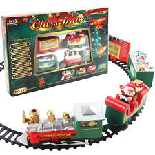 Electric Christmas Train Set Tree Surround Track with Santa Claus picture