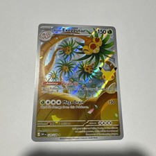 Pokemon 30th Anniversary Alolan Exeggutor 129/128 Illustration Rare picture