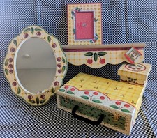 FIVE PIECE MARY ENGELBREIT CHERRIES JUBILEE LOT picture