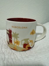 Starbucks Barcelona Spain You Are Here Collection 14oz Coffee Tea Mug Cup New picture