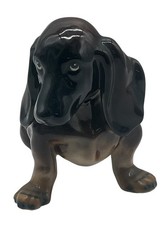 Vintage Keramos Vienna Austria Dachshund Dog Porcelain Figurine Hand Painted picture