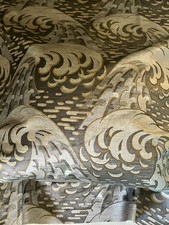 5 YDS $389 Kravet Couture Velvet Kaiyou Pewter Chinoiserie Asian Fabric picture