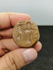 Roman Old Jasper Intaglio Seal Stone Rare Stamp Bead picture