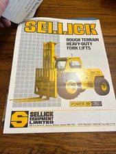 Sellick Fork Lift Truck Buyers Guide Brochure AMIL22 picture