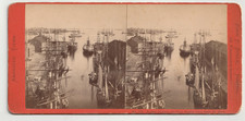 BUSY BOSTON HARBOR - EAST BOSTON - SHIPS - BUILDINGS - MASSACHUSETTS - SOULE picture
