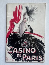 1951 Casino de Paris Cabaret Nightclub in Paris Program w/ June Richmond picture