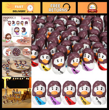 60 Pcs Mini Resin Ducks & Jesus Figurines - Cute Tiny Ducks for DIY Crafts, Cake picture
