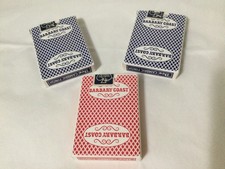 vintage Barbary coast casino Las Vegas BEE #92 playing cards, X3 picture