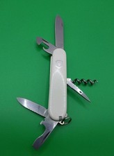 Victorinox Spartan Swiss Army Pocket Knife White Corkscrew Nice   picture