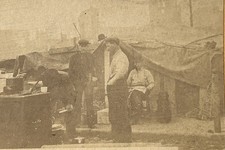 1906 San Francisco Earthquake Refugee Camp Keystone Stereoview Stereoscope Card picture