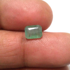 Attractive Colombian Emerald Faceted Emerald 1.60 Crt Top Green Loose Gemstone picture