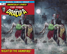 The Tomb of Dracula #1 Bjorn Barends Adams Homage NYCC Variant Cover Set COA LTD picture