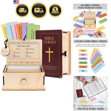 Bible Verse Box 150 Pcs Christian Gifts for Faith and Reflection picture