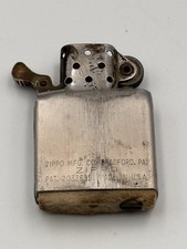 Vtg 1952 ZIPPO Full Size INSERT Only PAT. 2032695 Korean War - Cam spring broken picture