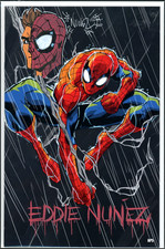 Spider-Man Shadow Rain Eddie Nunez Signed and Remarqued Artist Proof AP5 COA picture