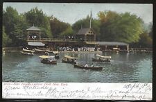 Boat House, Central Park, New York, Early Postcard, Used in 1905 picture