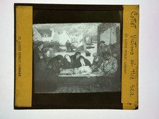 Antique Magic Lantern Slide “Victims of the Sea” by Charles Cottet picture