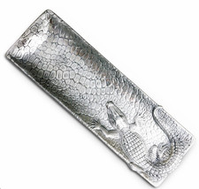 Vintage Arthur Court Alligator Aluminum  Tray 2010 picture