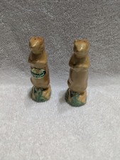 Vintage ROSEMEADE POTTERY North Dakota PRAIRIE DOGS Salt & Pepper SHAKERS Set picture