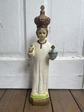 Vintage CSC Ceramic Chalkware Religious Statue 18.5” Tall Excellent Condition picture