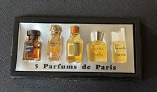 5 MINI PARFUMS DE PARIS NO. 5201 FRANCE PERFUME BALMAIN GIVENCHY CERVEN PUCCI* picture