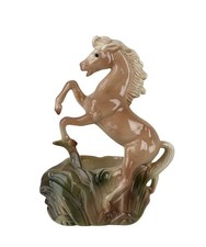Maddux of California Ceramic Palomino Horse Planter No. 534 1959 Repaired picture